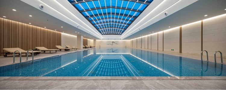 Abri piscine Abrid&eacute;al &agrave; Shanghai en Chine