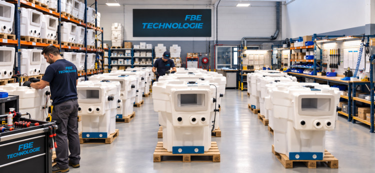Pr&eacute;paration des blocs de filtration FBE Technologie 