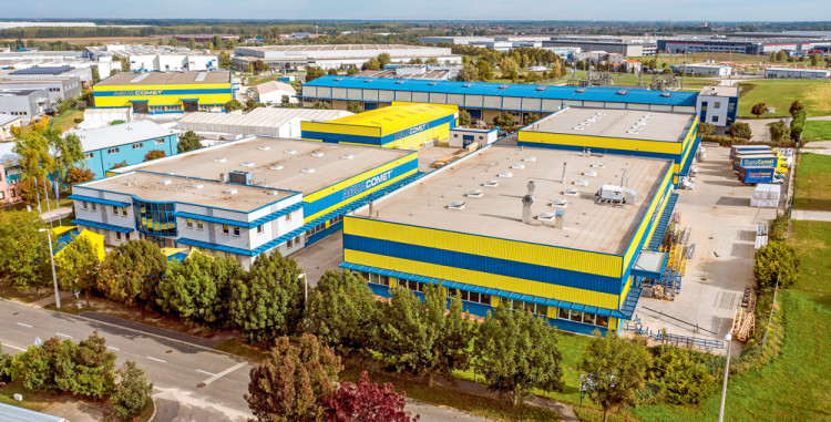 site industriel d'Aquacomet &agrave; Gy&ouml;r, en Hongrie
