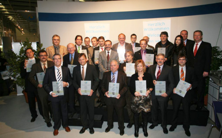 bsw-Awards f&uuml;r Schwimmbad- und Wellnessanlagen auf dem bsw-Messestand K&ouml;ln