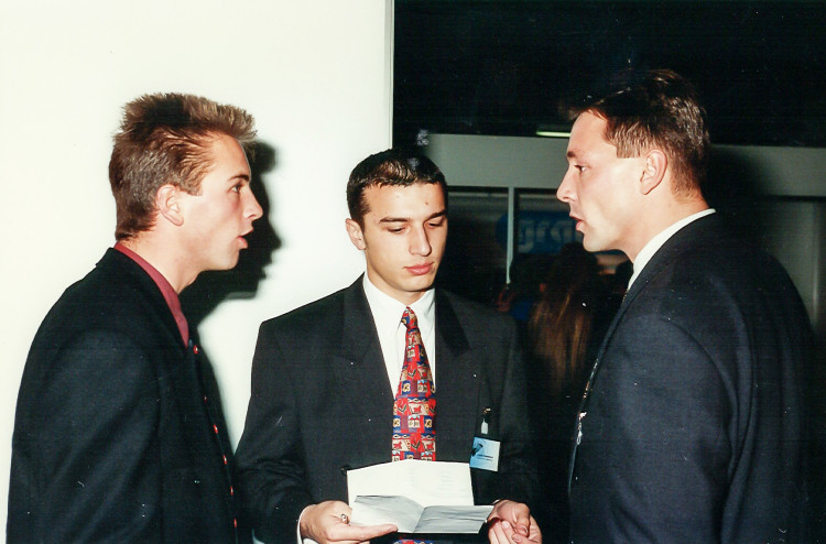 AquaSolar Manfred Borer, Domenico Conte und Dominik Graf im Einsatz f&uuml;r die AS: schon in jungen Jahren - und heute noch