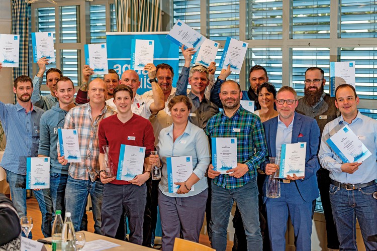 Les dipl&ocirc;m&eacute; 2019 d'aqua suisse