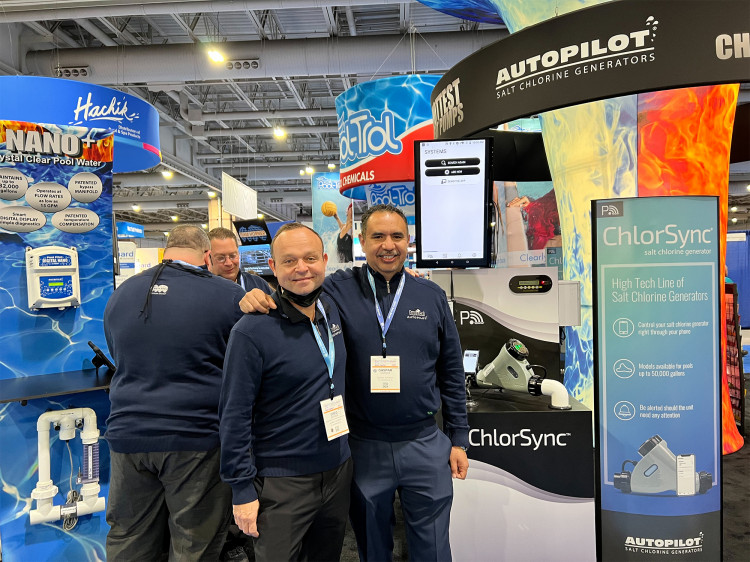 Autopilot stand Pool&Spa Show &copy;EuroSpaPoolNews 2022