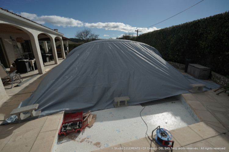 B&acirc;che d'extension de l'abri gonflable CFDome