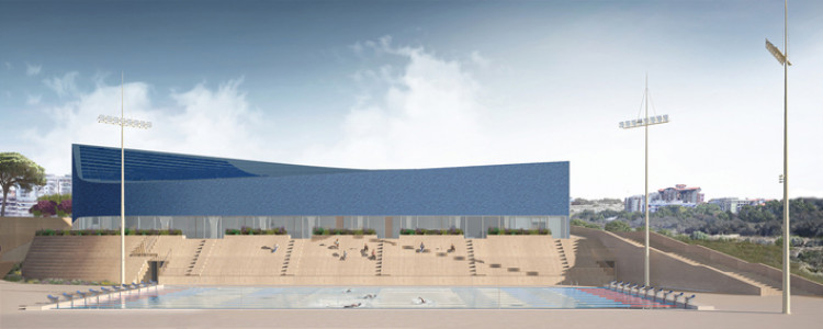 Le bassin olympique ext&eacute;rieur de Taranto