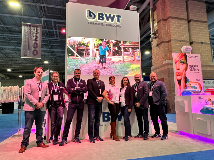 BWT stand Pool&Spa Show &copy;EuroSpaPoolNews 2022