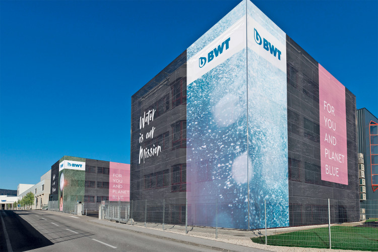 si&egrave;ge social de BWT &agrave; Mondsee en Autriche