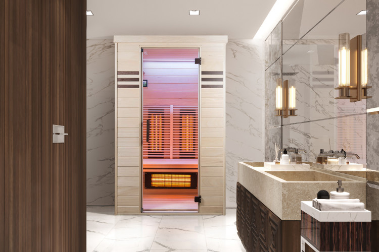 Cabine sauna infrarouge Aquilus en Weng&eacute;