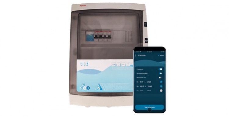 Contr&ocirc;le de la filtration sur l'application associ&eacute;e au coffret tild