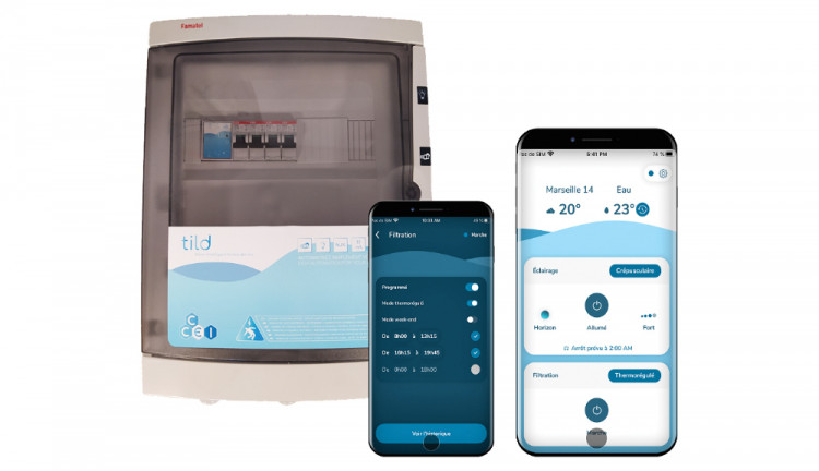 Le coffret connect&eacute; tild et son application sur smartphone