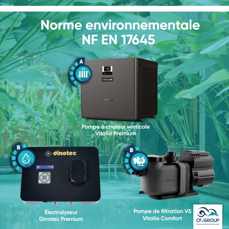Extrait catalogue CF Group France 2023 &eacute;quipements piscine class&eacute;s NF EN17645