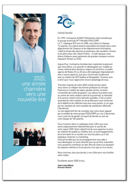 couverture catalogue g&eacute;n&eacute;ral SCP 2020