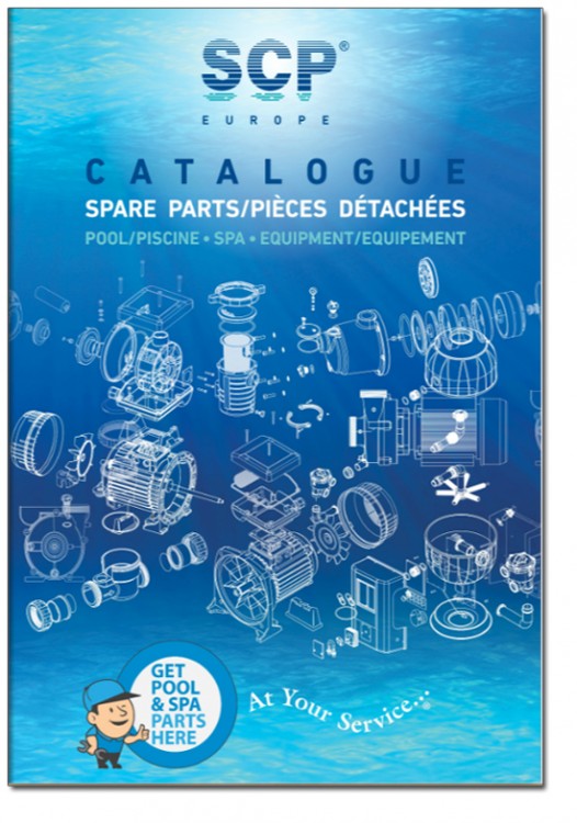 Couverture catalogue Pi&egrave;ces d&eacute;tach&eacute;es piscine spa SCP 2020