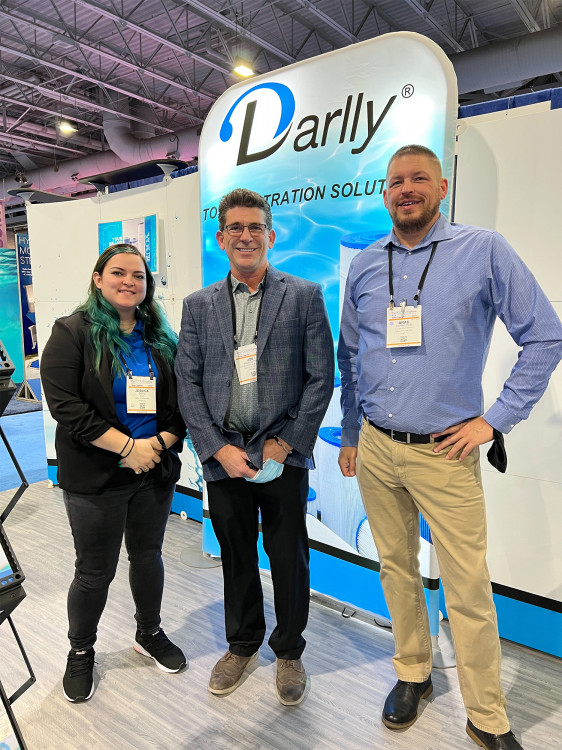 Darlly stand Pool&Spa Show &copy;EuroSpaPoolNews 2022