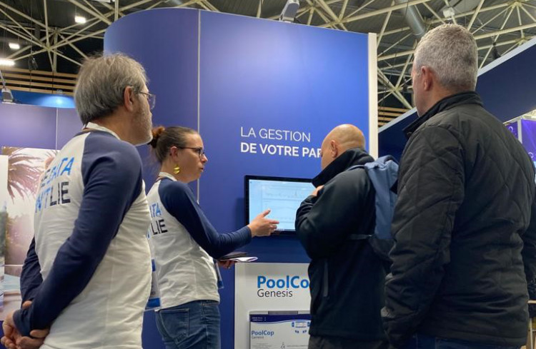D&eacute;monstration de la solution PoolCop Genesis par l'&eacute;quipe