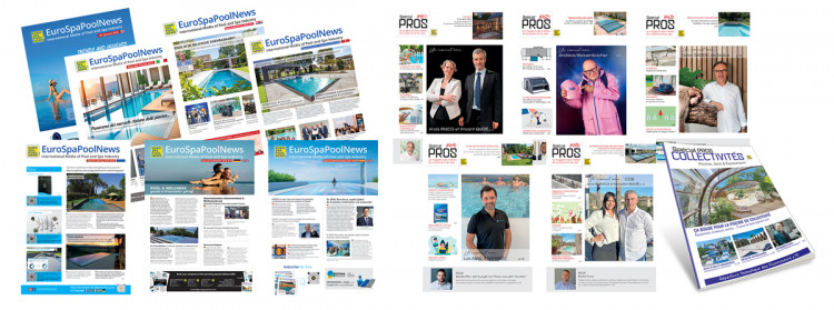 Les magazines EuroSpaPoolNews et Sp&eacute;cial PROS 2025