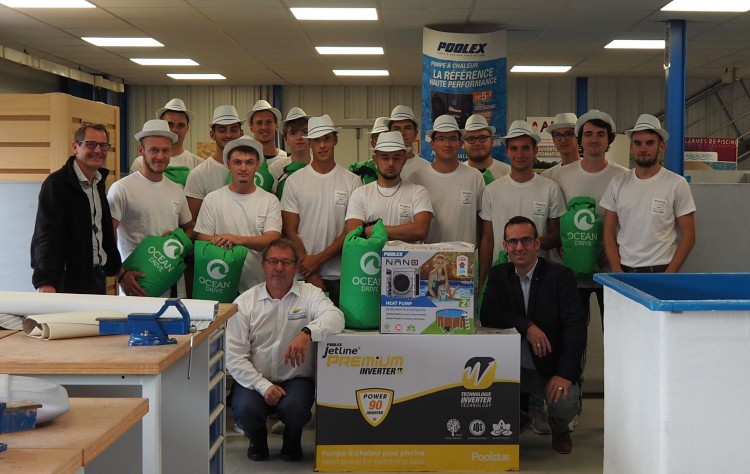 &eacute;l&egrave;ves BP M&eacute;tiers piscine La Roche sur Yon 2019-2021 parrainage Poolstar