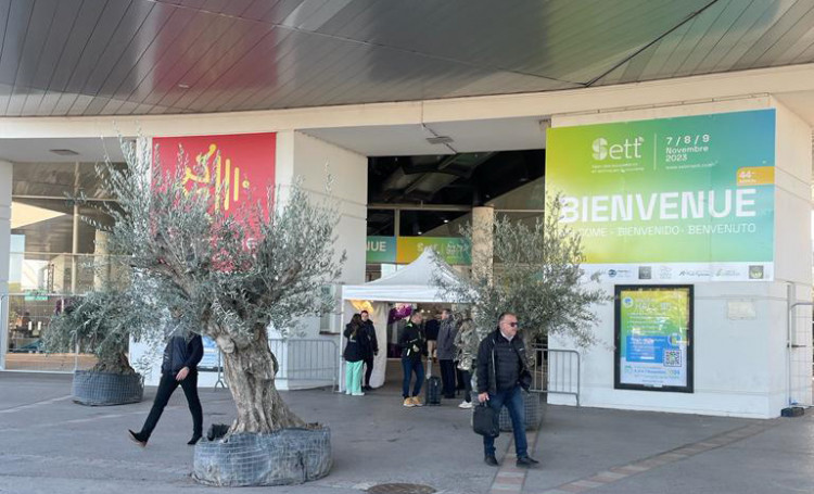Entr&eacute;e du salon SETT 2023