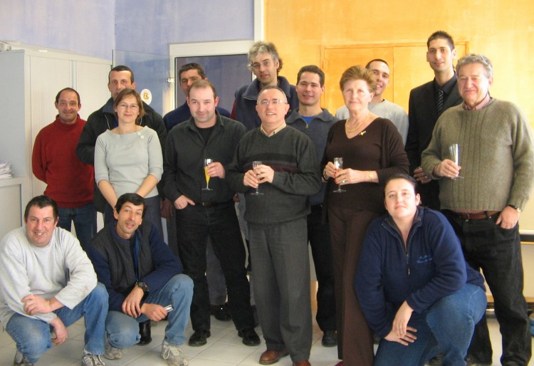 L'&eacute;quipe CID Plastiques en 2003