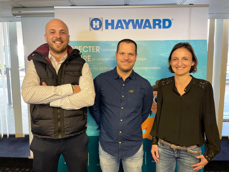 R&eacute;my Reith, Julien Pisaneschi et Emilie Chavet Roadshow Hayward 2023