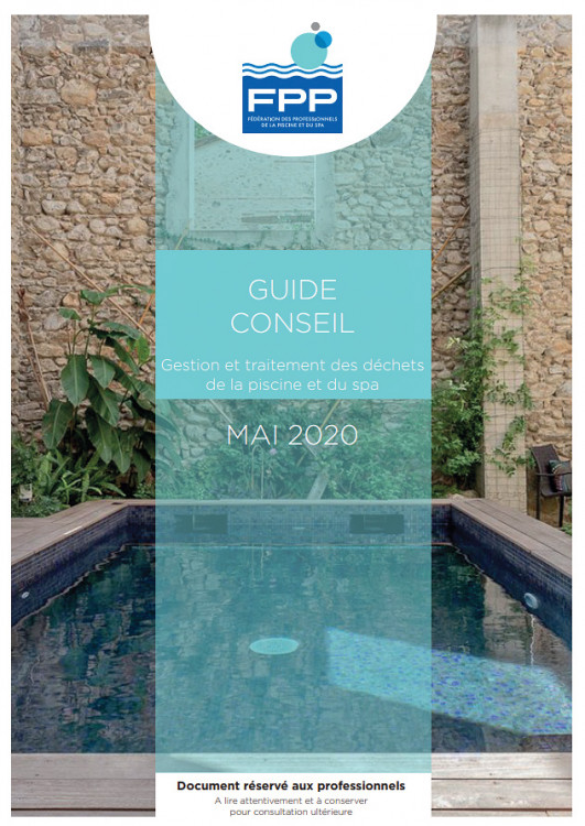 Guide Conseil &laquo; Gestion et traitement des d&eacute;chets de la piscine et du spa&raquo;