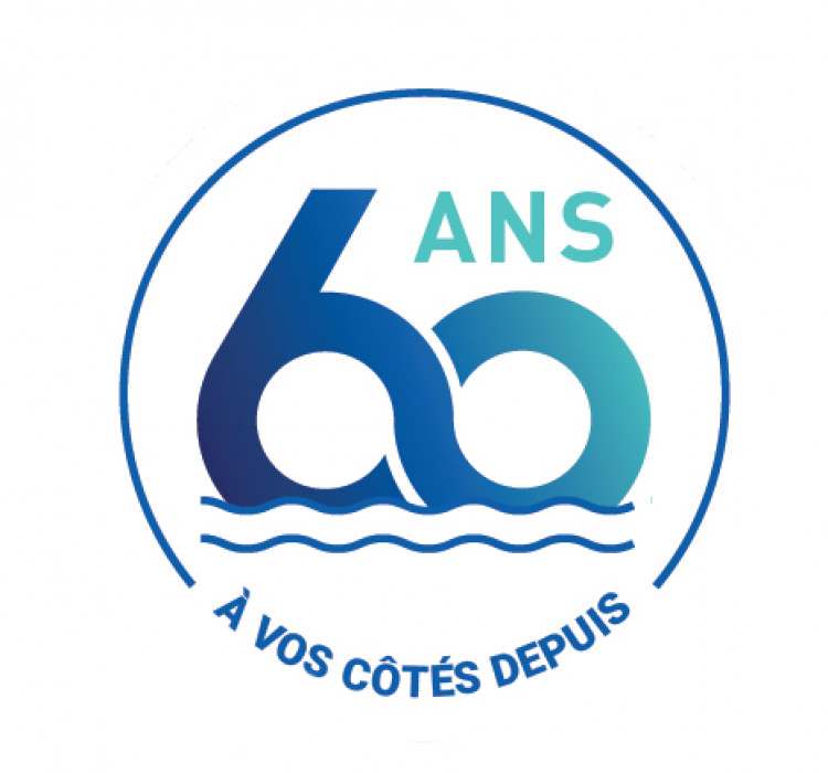 logo des 60 ans de la fédération des professionnels de la piscine