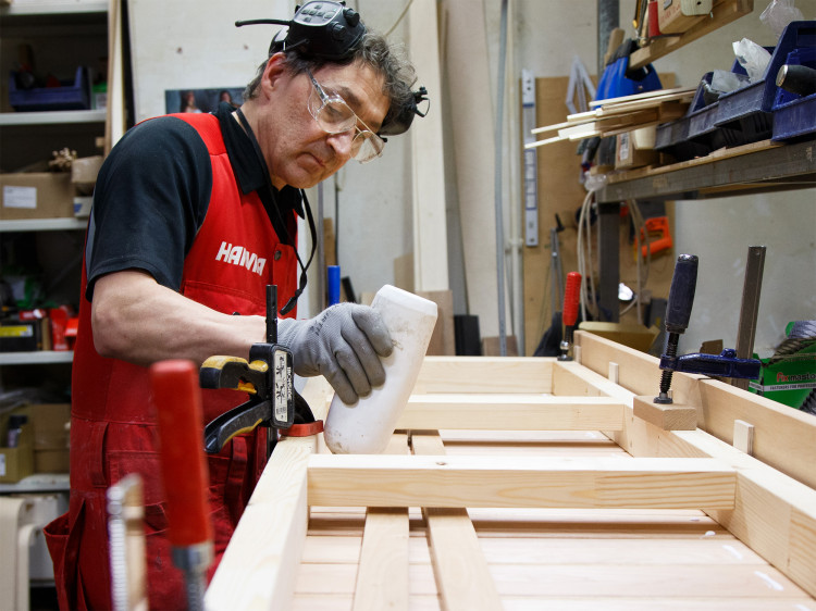 Assemblage des saunas Harvia