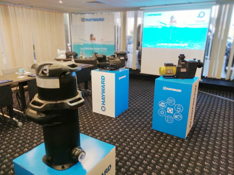 Equipements Hayward expos&eacute;s Roadshow 2023 Cannes