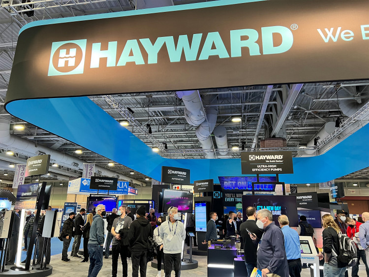 Stand Hayward Pool & Spa Show 2022 &copy;EuroSpaPoolNews