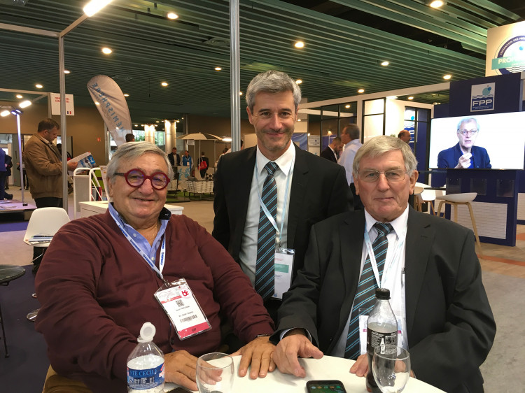 Henri Peruchon, Vincent Qu&eacute;r&eacute; et Shimon Zelas salon Lyon 2018