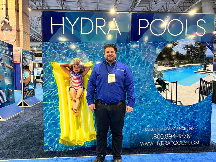 Hydrapools stand Pool&Spa Show &copy;EuroSpaPoolNews 2022
