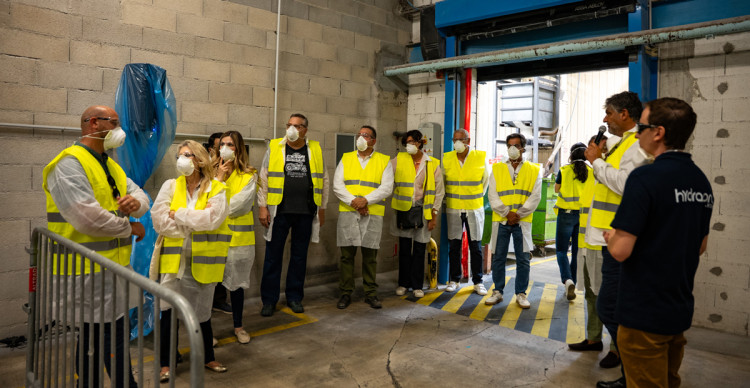 Visite inaugurale de l'extension du site Hydrapro