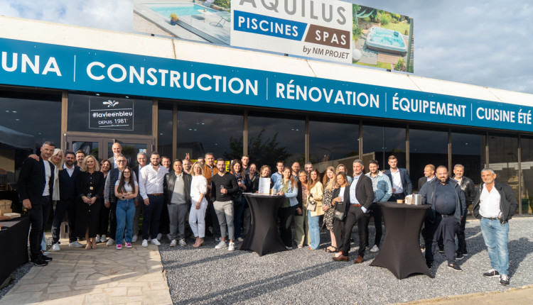 Inauguration du showroom Aquilus Piscines & Spas &agrave; Thionville