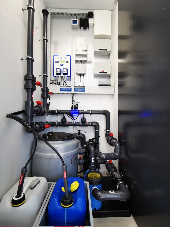 installation de la solution domotique Klereo en local technique r&eacute;alis&eacute;e par la soci&eacute;t&eacute; BADIPOOL