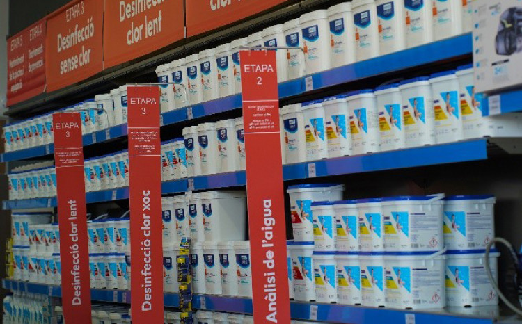 Productos para el tratamiento y mantenimiento del agua Irripiscina