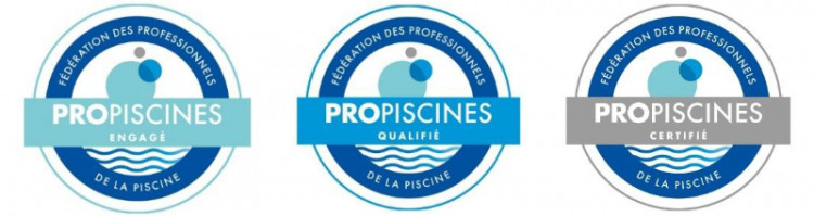 3 niveaux du label Propiscines&reg; FPP