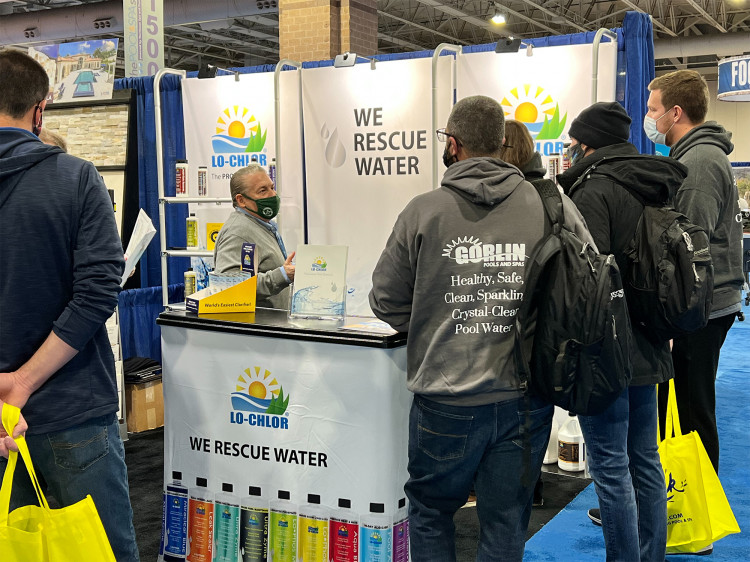 Lo-Chlor stand Pool&Spa Show &copy;EuroSpaPoolNews 2022