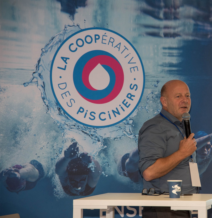 Michel Houel Pr&eacute;sident de La Coop&eacute;rative des Pisciniers