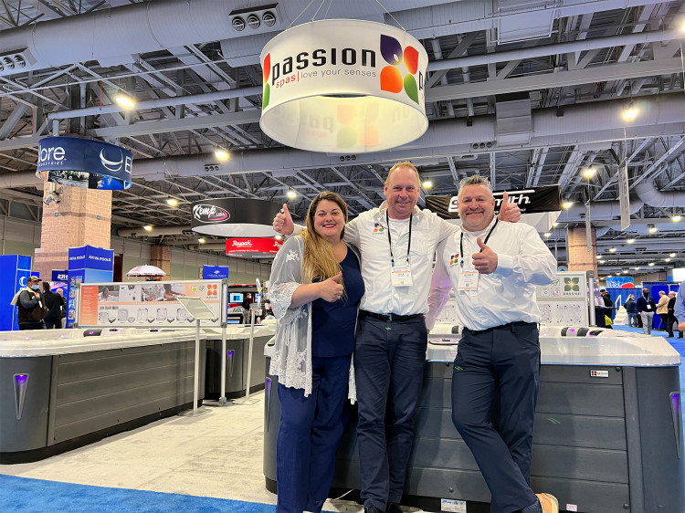 Passion Spas stand Pool&Spa Show &copy;EuroSpaPoolNews 2022