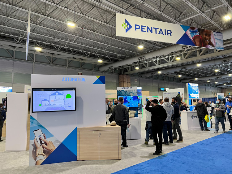 Pentair stand Pool&Spa Show &copy;EuroSpaPoolNews 2022