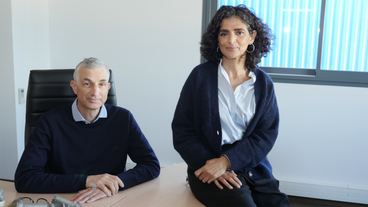 Philippe Grard Pr&eacute;sident et Fatim-Sarah Guezbar Directrice g&eacute;n&eacute;rale de Pool Technologie