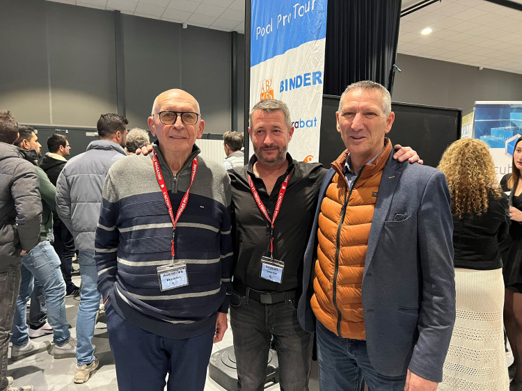 Bernard Ageorges, Manuel Martinez et Alain Gallu Journ&eacute;e Pro Pierrelatte 2024