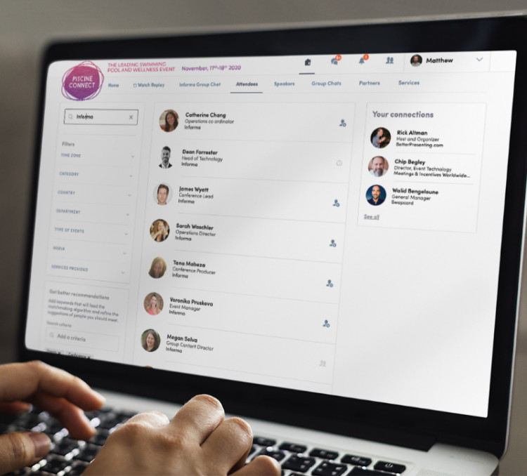 Inscrivez-vous pour participer &agrave; la plateforme digitale Piscine Connect 2021