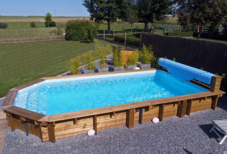 piscine ossature bois Mod&egrave;le Fidji Wood-Line
