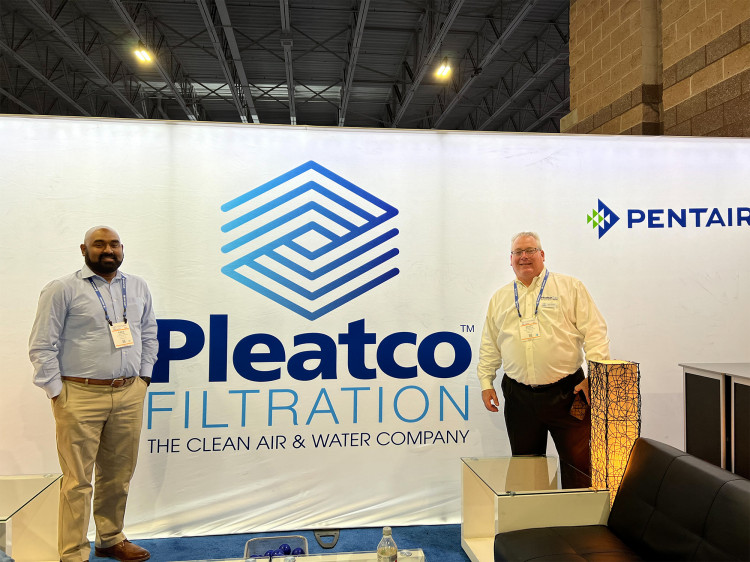 Pleatco stand Pool&Spa Show &copy;EuroSpaPoolNews 2022