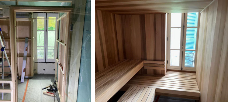 R&eacute;alisation d'un espace bien-&ecirc;tre sur mesure Atelier Nordic