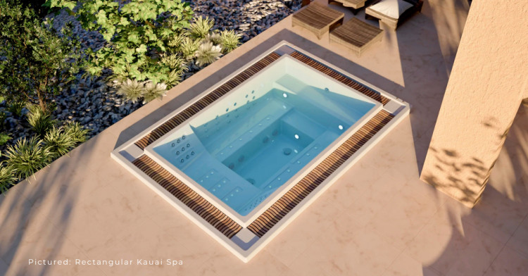 Rectangular Kauai Spa