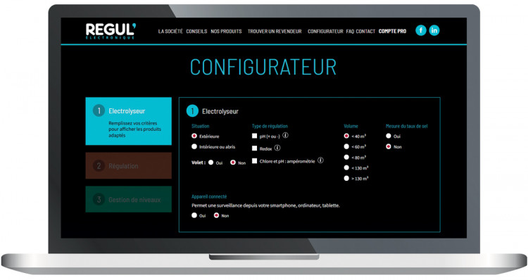 Configurateur en ligne R&eacute;gul'Electronique