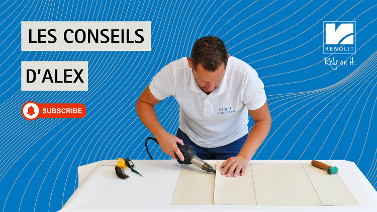 &laquo; Les Conseils d'Alex &raquo;, des tutos  pour les pros, par le formateur  de la RENOLIT Academy. 