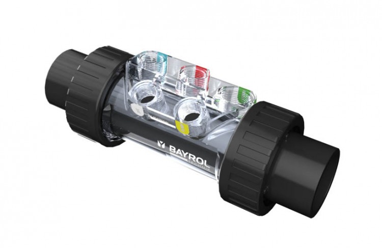 Rep&egrave;res de couleur pour branchement des sondes sur Automatic SALT de Bayrol